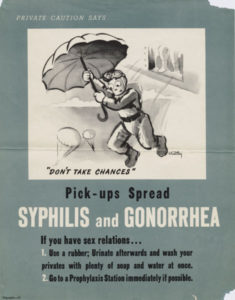 Condom Ad from WWII